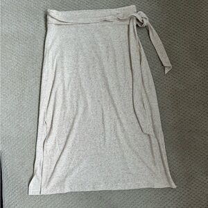 Salinas Heathered Cream tie Skirt Medium